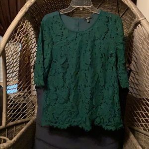 Beautiful Green 3/4 blouse